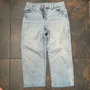 Old Navy Light Blue Cropped Jeans